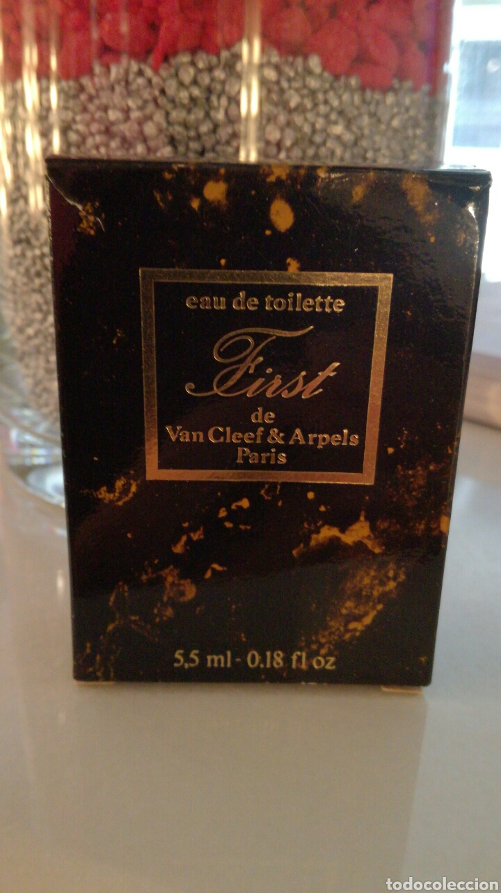 Miniaturas de perfumes antiguos: Miniatura de eau de toilette First de Van Cleef &Arpels - Foto 1