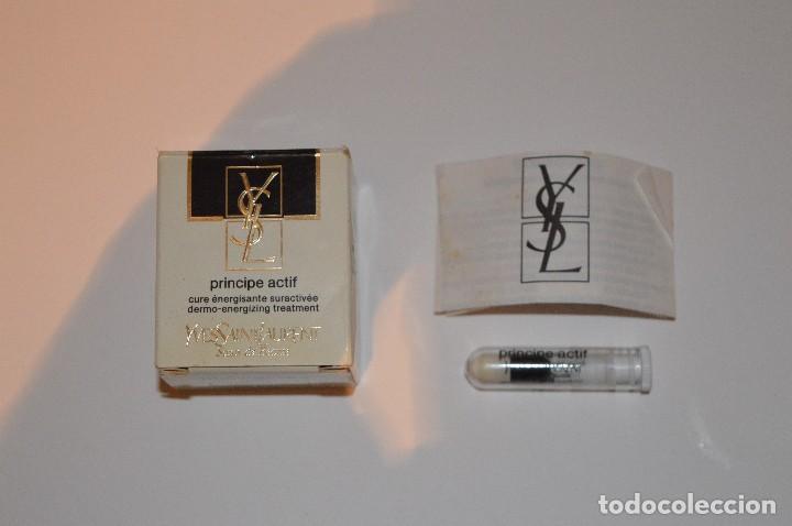 &Eacute;chantillons de parfums anciens: MINIATURA YVESSAINTLAURENT SOINS DE BEAUT&Eacute; PRINCIPE ACTIF CURE &Eacute;NERGISANTE SURACTIV&Eacute;E MUESTRA