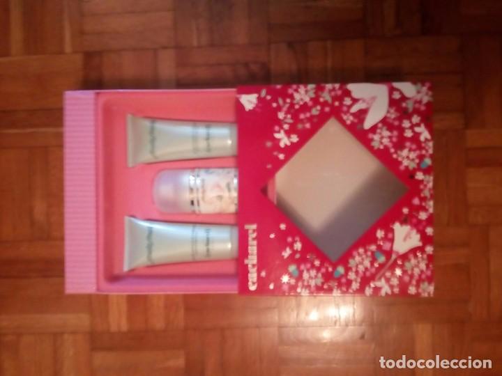 Miniaturas de perfumes antigos: ESTUCHE ANAIS ANAIS DE CACHAREL. PERFUMEN, GEL DE DUCHA Y LOCI&Oacute;N CORPORAL