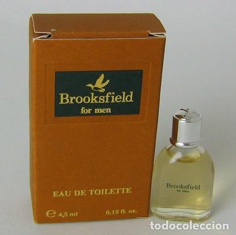 Miniaturas de perfumes antigos: ST 624 EAU DE TOILETTE BROOKSFIELD FOR MEN, CAJA ORIGINAL, CAPACIDAD 4,5 ML, ESTA LLENO