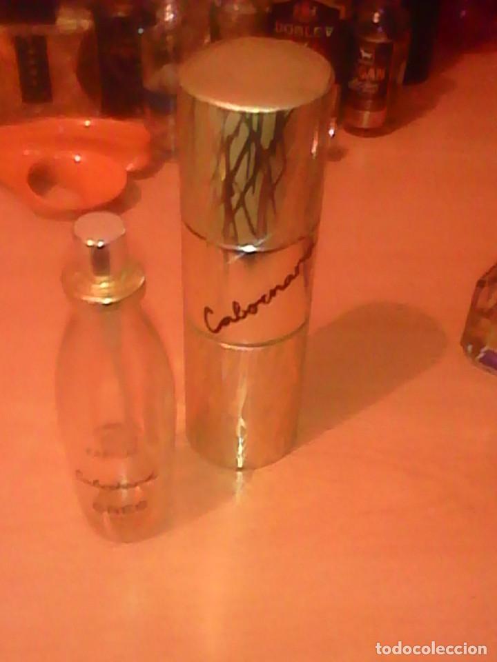 Miniaturas de perfumes antiguos: COBOCHARD PERFUME GRES PARIS 33 CC-1FL OZ....VACIO..LEER - Foto 1