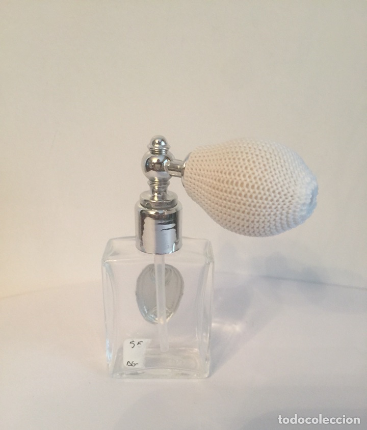 Miniaturas de perfumes antiguos: PERFUMERO DE CRISTAL Y PLATA - Foto 3