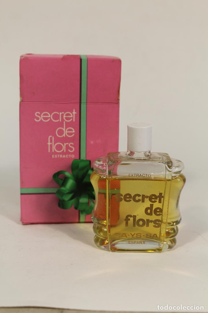Miniaturas de perfumes antiguos: antiguo  PERFUME secret de flors  extracto - ca.ys.sa espa&ntilde;a