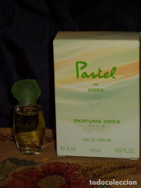 Miniaturas de perfumes antiguos: PASTEL DE GRES,EAU DE PARFUM,COLONIA. - Foto 3