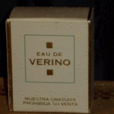 Miniaturas de perfumes antiguos: EAU DE VERINO.COLONIA. Lote 108391775