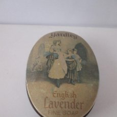 Miniaturas de perfumes antiguos: YARDLEY - CAJA DE JABON VACIA - 100 G - MADE IN ENGLAND - 9X6