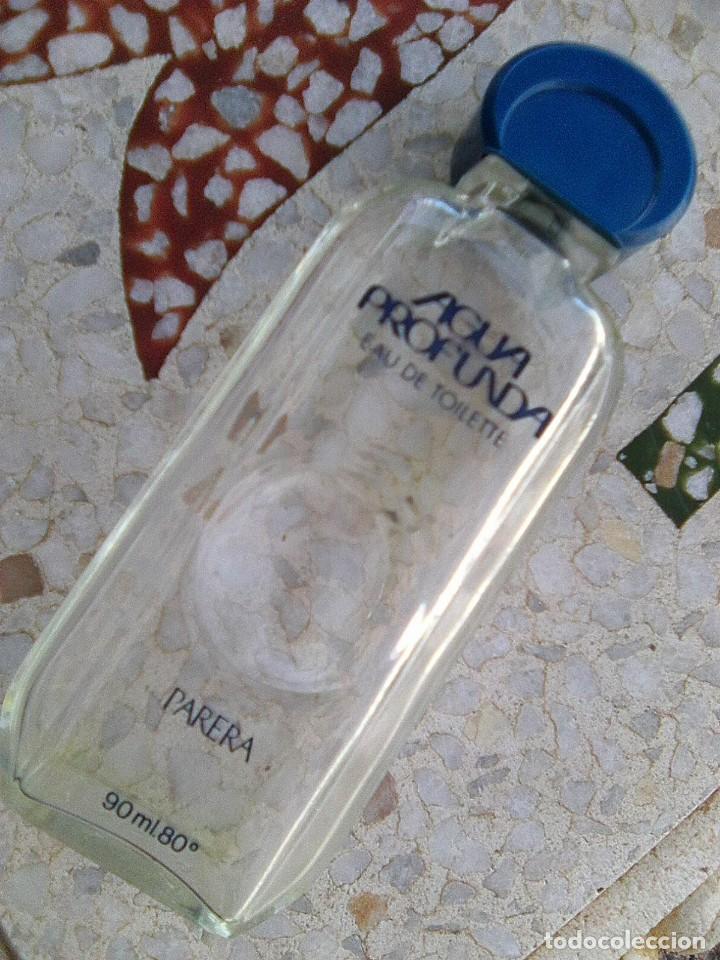 Miniaturen von alten Parf&uuml;men: Agua profunda - frasco parera - vintage 80&acute;s -