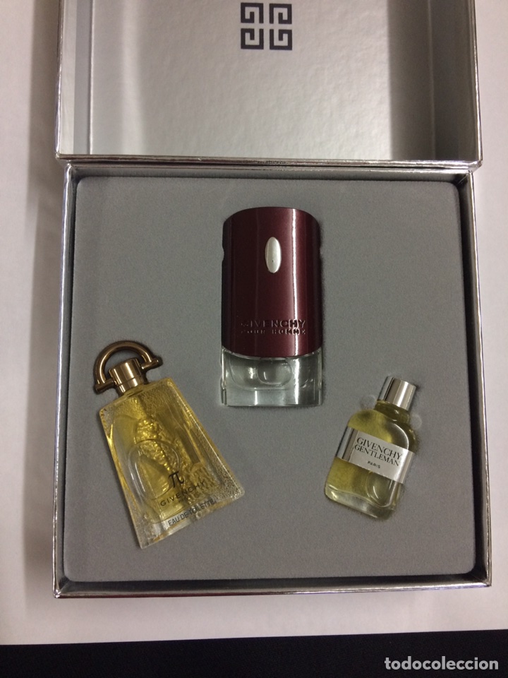 Miniaturas de perfumes antiguos: Estuche miniaturas perfume Givenchy - Foto 1