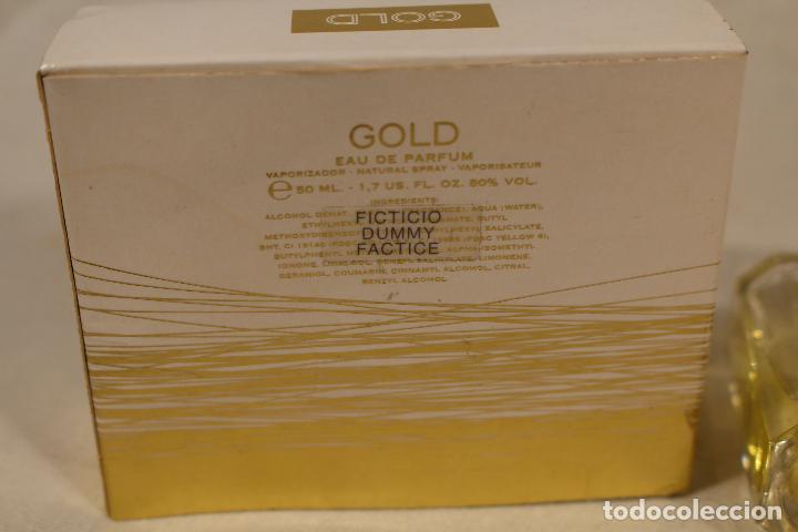 Miniaturas de perfumes antiguos: perfume gold roberto verino - Foto 3