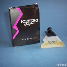 Miniaturas de perfumes antiguos: MINIATURA PERFUME ICEBERG CON CAJA. Lote 114363183