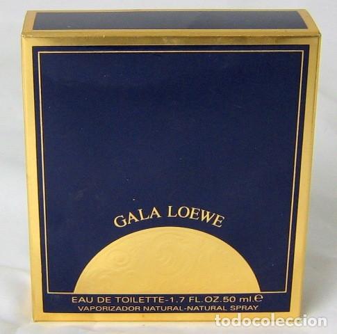 Miniaturas de perfumes antiguos: D51 CAJA ORIGINAL VACIA, EAU DE TOILETTE ESENCIA GALA-LOEWE, 50 ML, MADRID