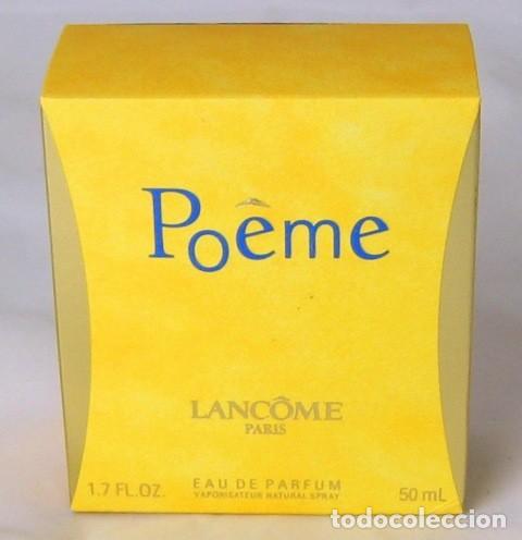 Miniature di profumi antiche: D51 CAJA ORIGINAL VACIA, EAU DE PARFUM POEME, 50 ML, LANCOME-PARIS