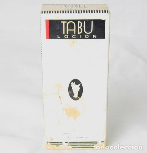 Miniature di profumi antiche: D51 CAJA ORIGINAL VACIA, LOCION TABU, DE 158X69 MMS, DANA