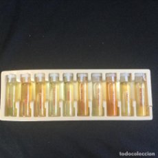 Miniaturas de perfumes antiguos: MUESTRARIO DE 10 PERFUM ES PARA FÓRMULAS DERMOFARMACEUTICAS. MARCA ACOFARMA.. Lote 116530019