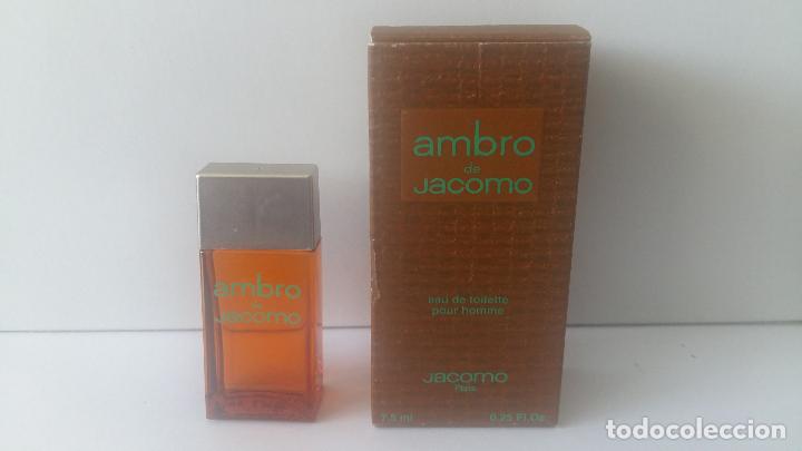 Miniaturas de perfumes antiguos: MINIATURA AMBRO DE JACOMO - Foto 1