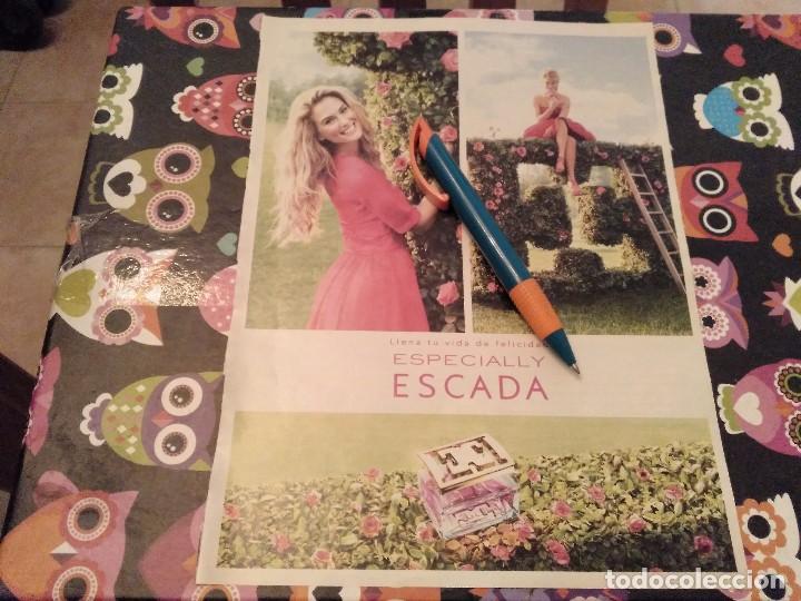 &Eacute;chantillons de parfums anciens: ANTIGUO ANUNCIO PUBLICIDAD PARA ENMARCAR PERFUME ESPECIALLY ESCADA