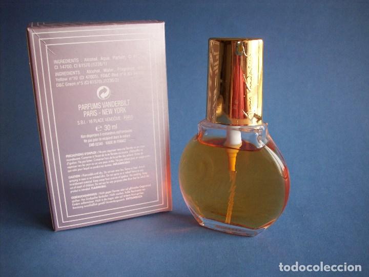 Miniaturas de perfumes antiguos: perfume vanderbilt 30ml con caja - Foto 2