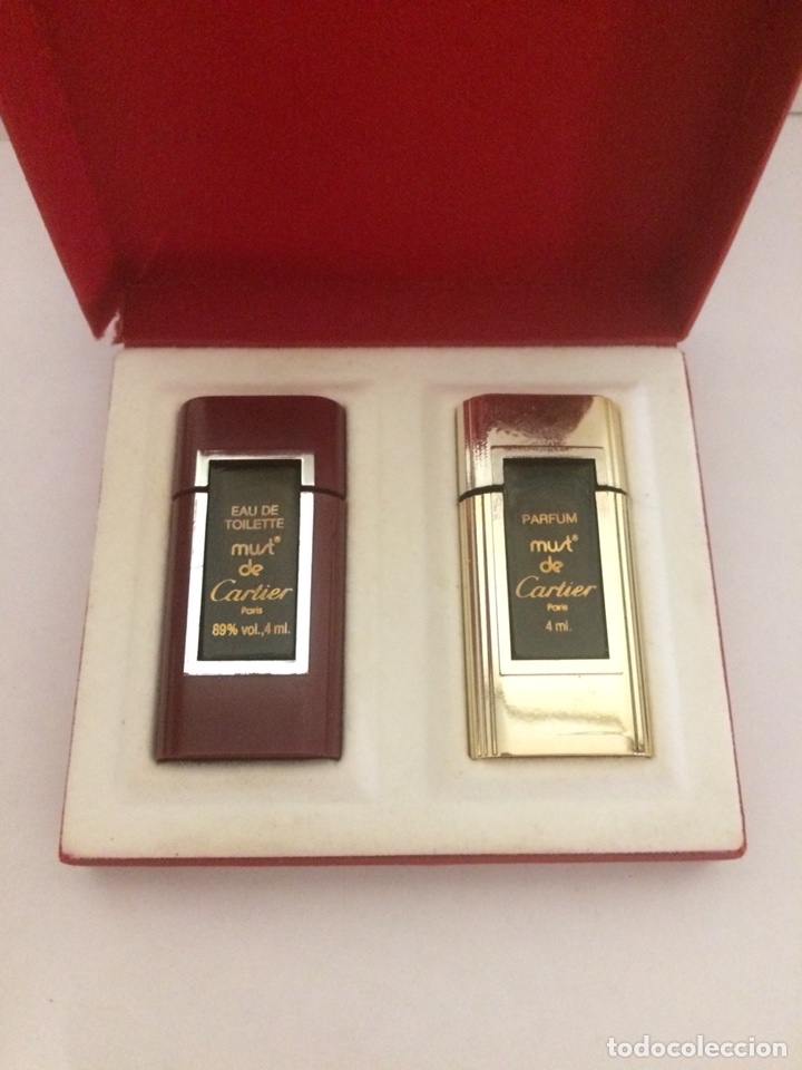 Miniature di profumi antiche: Estuche miniaturas Cartier