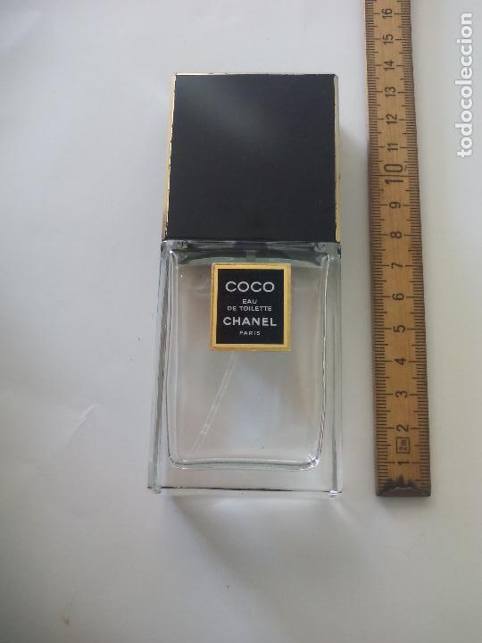 Miniaturen von alten Parf&uuml;men: FRASCO DE CRISTAL DE PERFUME - COCO CHANEL PARIS- VACIO 50 ML  - BOTE, BOTELLA