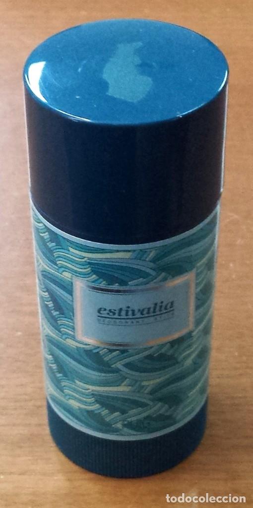 Miniature di profumi antiche: BOTE VACIO DESODORANTE STICK ESTIVALIA-ANTONIO PUIG S.A.-PRODUCTO SECO