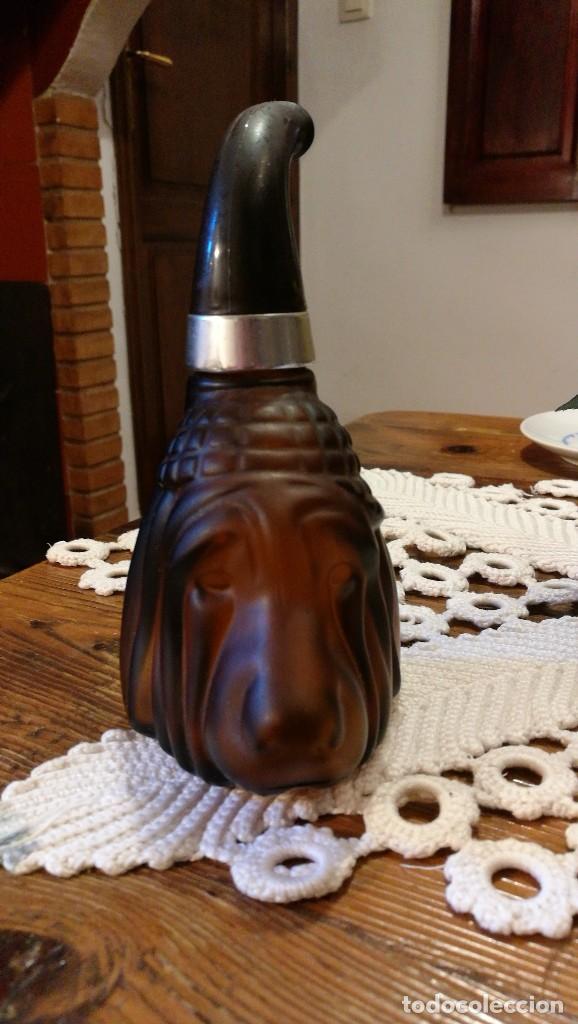 Miniaturas de perfumes antiguos: AVON PIPA CON CABEZA DE PERRO. - Foto 1