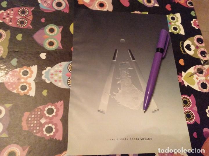 Miniaturas de perfumes antigos: RARO ANUNCIO PUBLICIDAD PARA ENMARCAR PERFUME COLONIA L'EAU D'ISSEY ISSEY MIYAKE