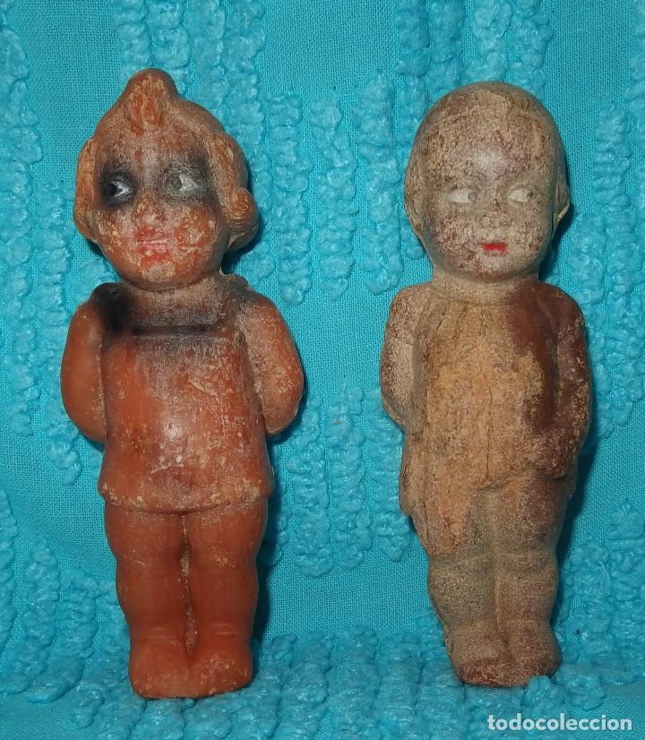 Miniaturen von alten Parf&uuml;men: PAREJA DE MU&Ntilde;ECAS DE JAB&Oacute;N MINETTE,J.FONT&C,A&Ntilde;OS 20 &Oacute; 30