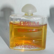 Miniaturas de perfumes antiguos: MINIATURA DE PERFUME OPIUM DE YVES SAINT LAURENT, EAU DE TOILETTE.