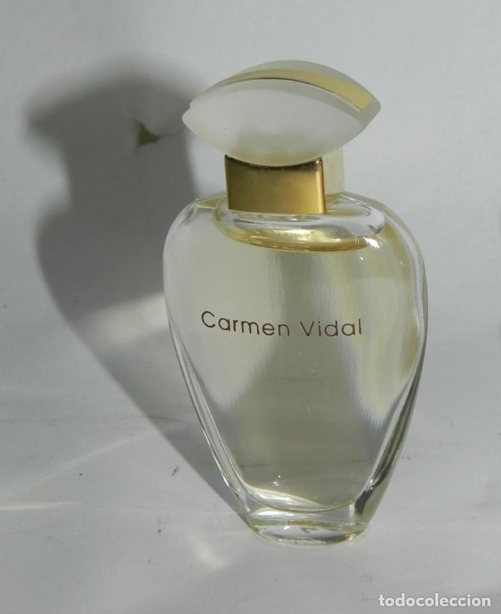 Miniaturas de perfumes antigos: Miniaturas perfume. CARMEN VIDAL. 7,5ML.