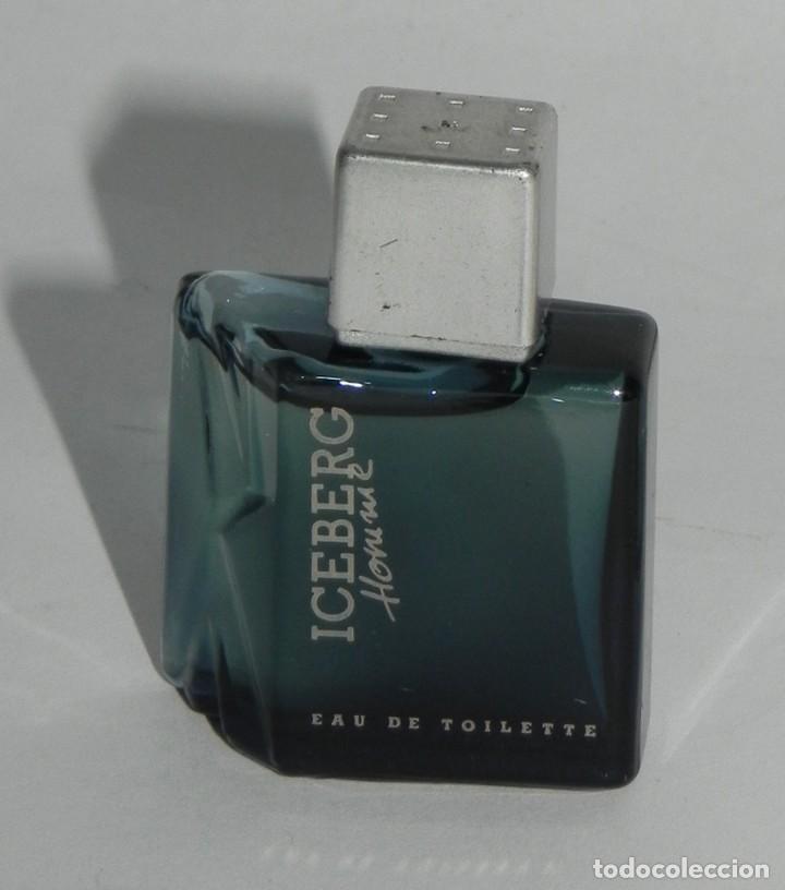 Miniaturen von alten Parf&uuml;men: MINIATURA DE PERFUME ICEBERG HOMME, EAU DE TOILETTE, CONTIENE EL PERFUME.