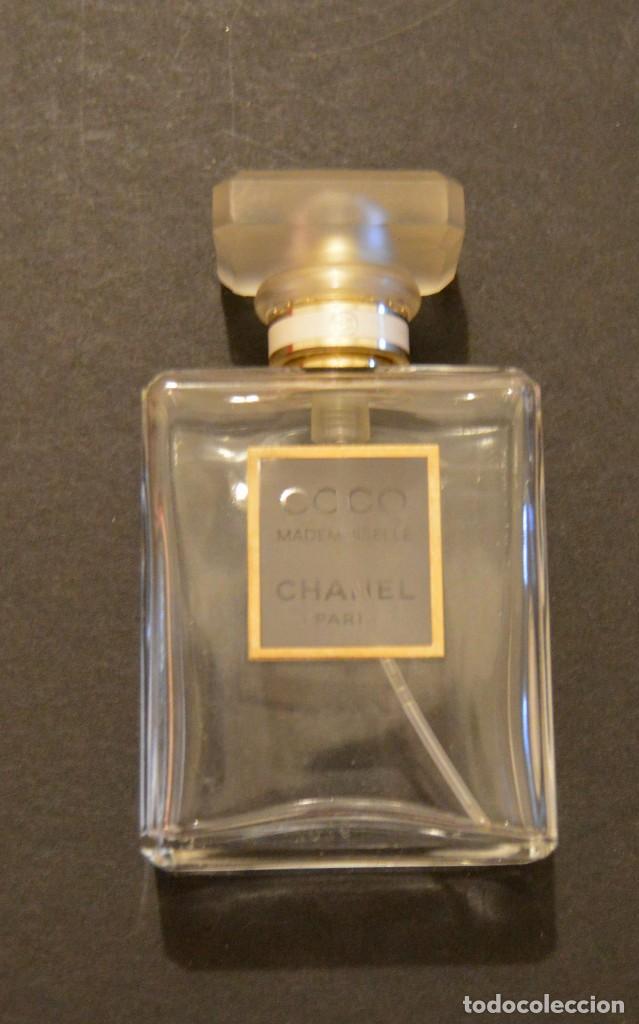 Miniaturas de perfumes antiguos: CHANEL - COCO - VACIO - 50 ML - CRISTAL - Foto 2