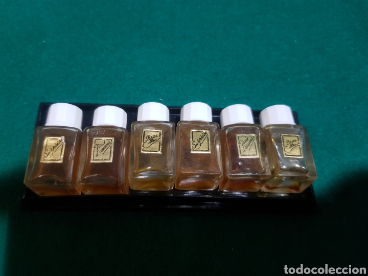 Miniaturas de perfumes antiguos: Lote de perfumes en miniatura - Foto 1