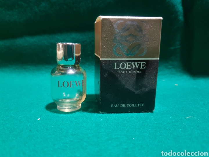 Miniaturas de perfumes antiguos: Frasco de colonia Loewe - Foto 1
