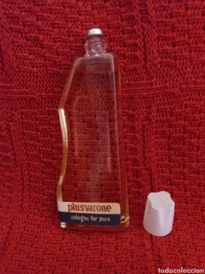 Miniaturas de perfumes antiguos: ANTIGUA BOTELLA DE COLONIA -PLUSVARONE- - Foto 2