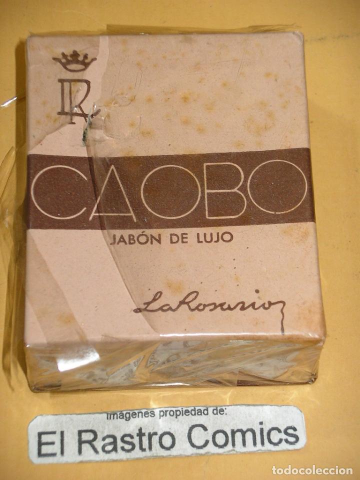 &Eacute;chantillons de parfums anciens: Caobo jab&oacute;n de lujo La Rosario Velutina, vintage, antigua pastilla,ercom