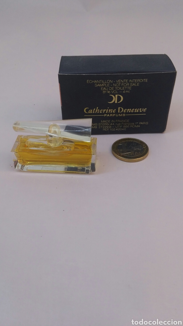 Miniaturas de perfumes antigos: Miniatura perfume Catherine Denueve