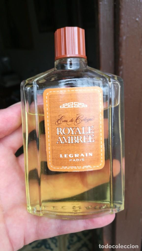 Miniaturas de perfumes antiguos: LEGRAIN, Eau de Cologne ROYALE AMBR&Eacute;E. - Foto 2