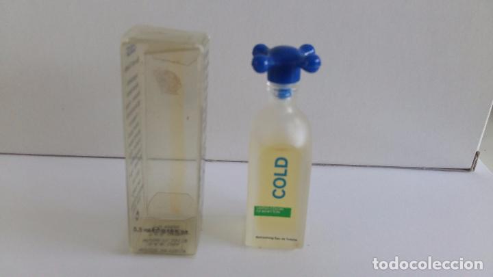 Miniaturas de perfumes antiguos: MINIATURA COLD DE BENETTON - Foto 1