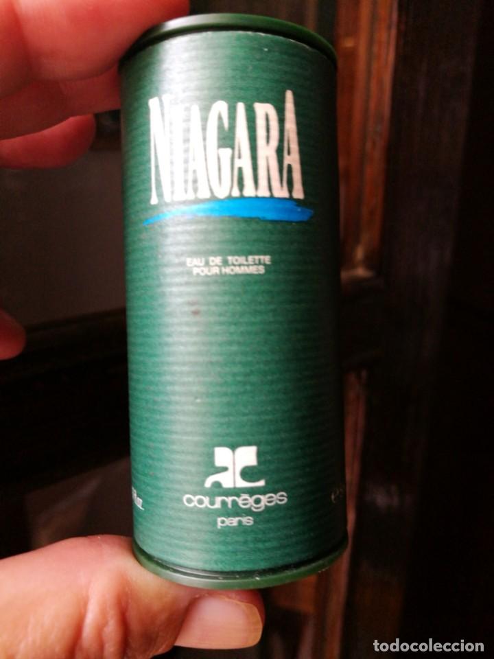Miniaturas de perfumes antiguos: MINIATURA NIAGARA de COURR&Egrave;GES. - Foto 3