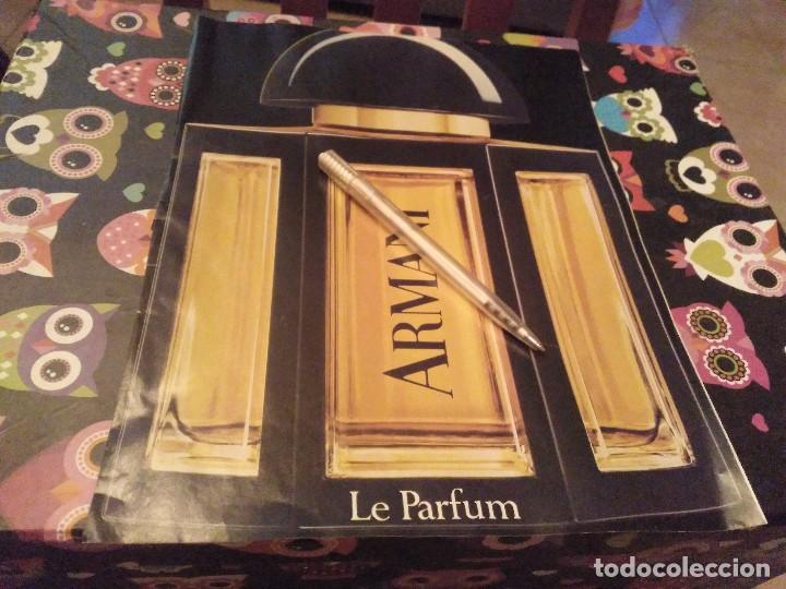 Miniatures of antique perfumes: ANTIGUO ANUNCIO PUBLICIDAD PARA ENMARCAR A&Ntilde;O 84 PERFUME ARMANI LE PARFUM ARMANI