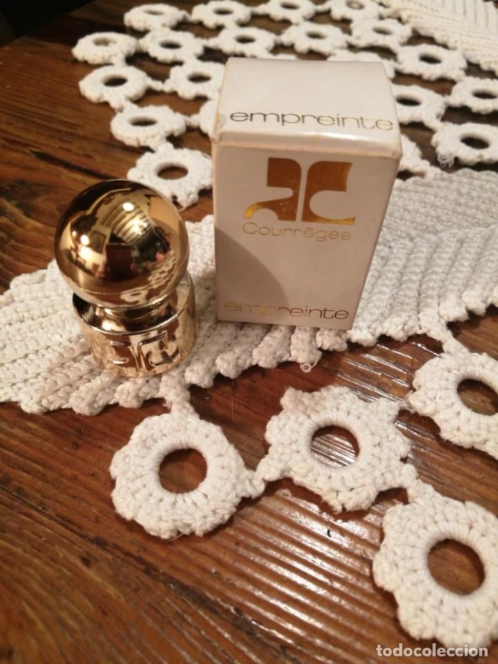 Miniaturas de perfumes antiguos: MINIATURA EMPREINTE de COURR&Egrave;GES - Foto 1
