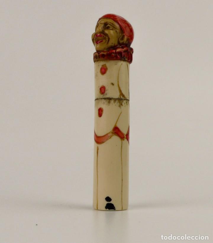 Miniaturas de perfumes antiguos: Perfumero, botella para perfume-Arlequín- Art Decó Ca.1920 - Foto 1 - 136889086
