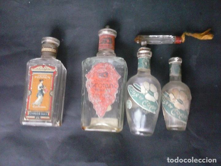 Miniatures of antique perfumes: botes de cristal de colonias antiguas etc a&ntilde;os 20-30