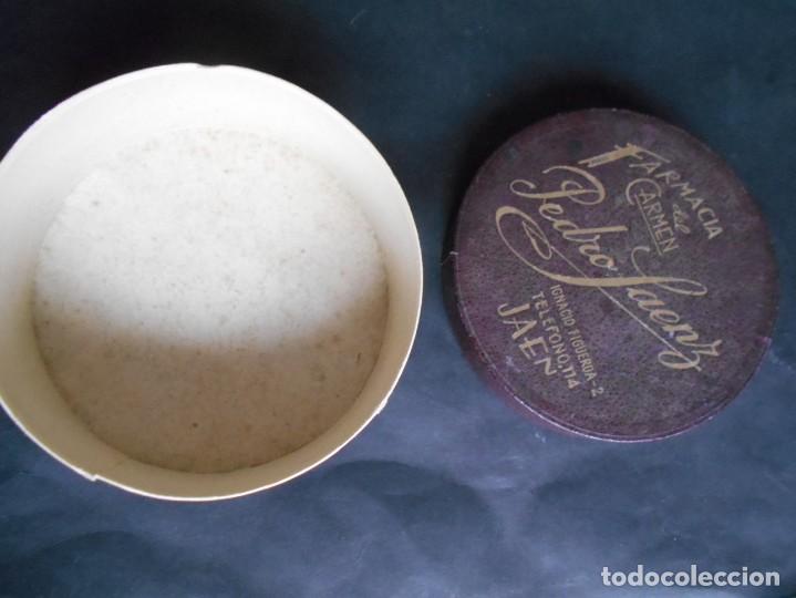 Miniatures of antique perfumes: cajita de farmacia de jaen muy rara a&ntilde;os 40-50