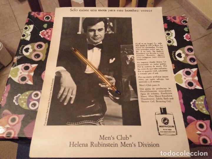 Miniaturen von alten Parf&uuml;men: ANTIGUO RECORTE REVISTA ANUNCIO PUBLICIDAD PERFUME COLONIA PARA HOMBRE MEN'S CLUB