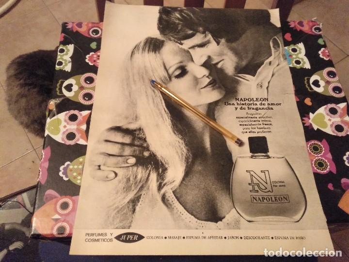 Miniaturen von alten Parf&uuml;men: ANTIGUO ANUNCIO PUBLICIDAD REVISTA COLONIA PARA HOMBRE NAPOLEON PERFUMES Y COSMETICOS JUPER