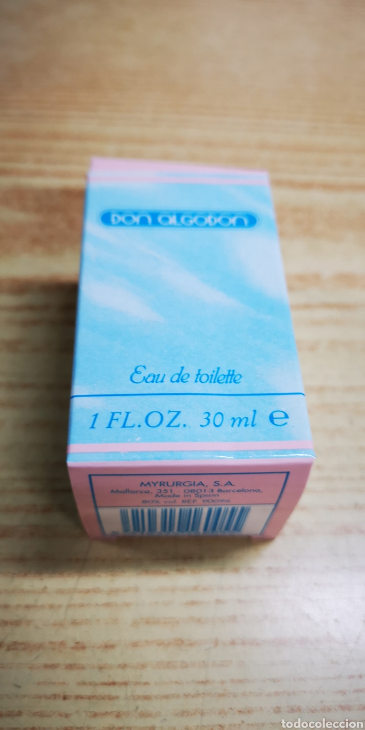 Miniaturas de perfumes antiguos: Don algodon col&ograve;nia de 30ml Llena - Foto 3