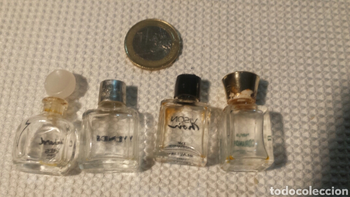 Miniaturas de perfumes antiguos: Lote mini botellitas perfume - Foto 2