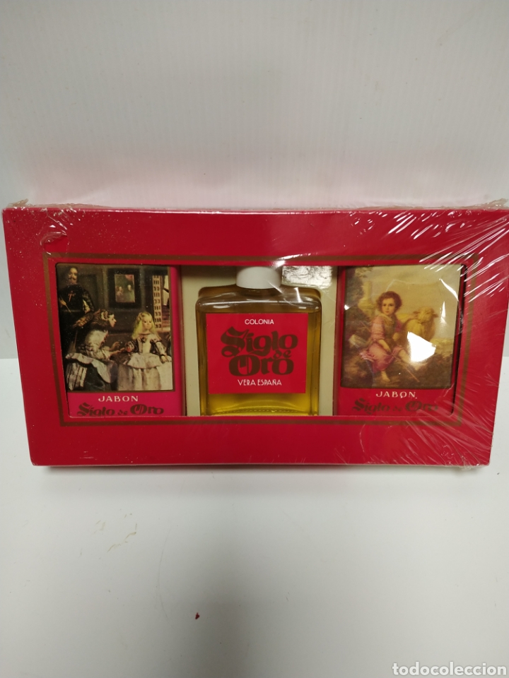 Miniaturas de perfumes antigos: Estuche colonia siglo de oro