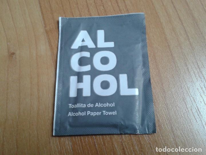 Miniaturen von alten Parf&uuml;men: Toallita de Alcohol -- Alcohol Paper Towel